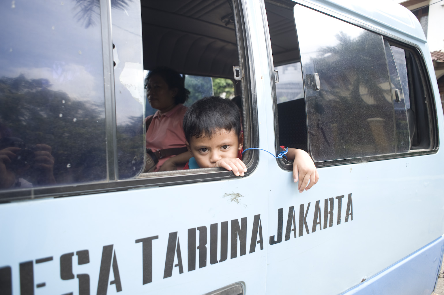 SOS children going to school Jakarta