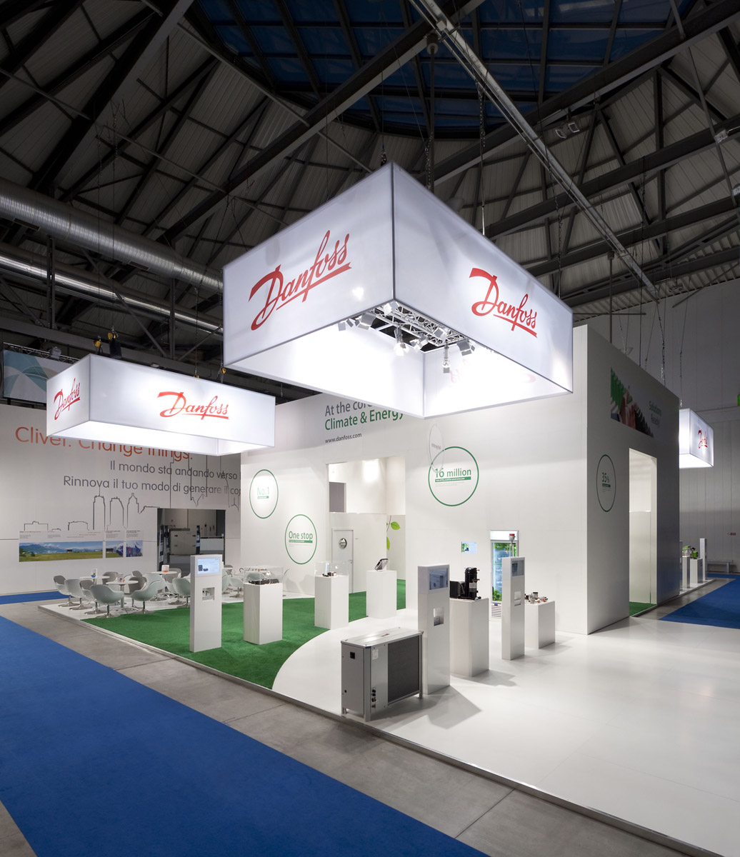 Danfoss Messauftritt in Mailand 2012 – Design und Konzept von WengerWittmann